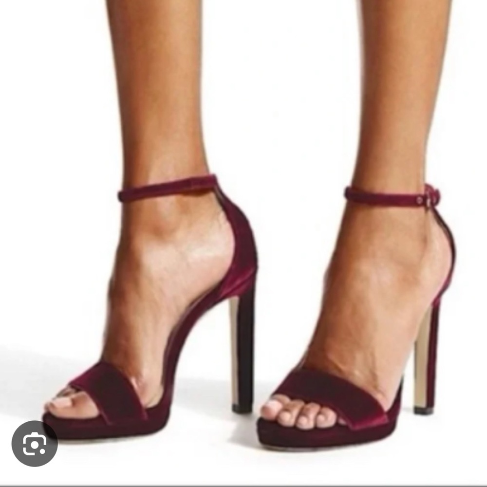 Jimmy Choo Misty Heels in Velvet Rust sz 39.5